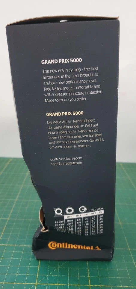 Continental Grand Prix 5000 (28-622) 700x28C black/cream Faltreifen - Bild 3 von 4