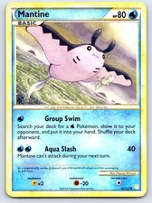 Mantine 45/123 Uncommon HeartGold & SoulSilver Pokemon
