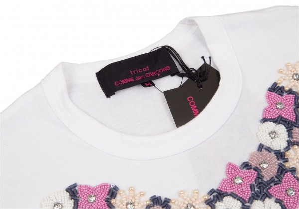 K.E　新品　tricot COMME des GARCONS tricot COMME des GARCONS tricot Special Beads Design T Shirt