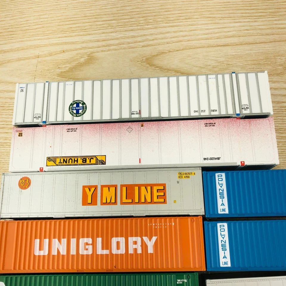 Lot of 14 HO Scale 1:87 Shipping Containers 53' 40' 20' Walthers etc. Nice! - Image 4 of 4