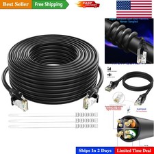 Flexible 150 Ft Cat 6 Ethernet Cable - Snagless RJ45 for Indoor  Outdoor Use