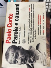 PAOLO CONTE, PAROLE E CANZONI, EINAUDI LIBRO + VHS  2003