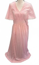 Authentic Vintage 1970  s Swiss Dot Prairie Dress 