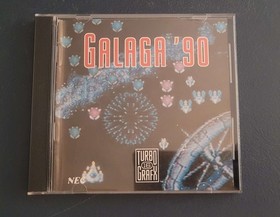 Galaga '90 TurboGrafx-16 CIB with Case, Box, Manual