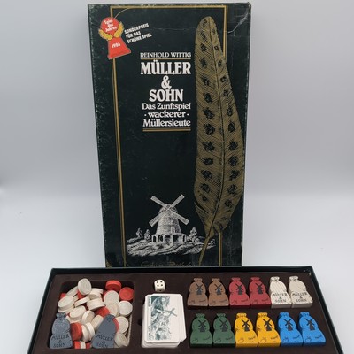 Müller & Sohn Spiel des Jahres 1986 komplett Zunftspiel Müllersleute Brettspiel