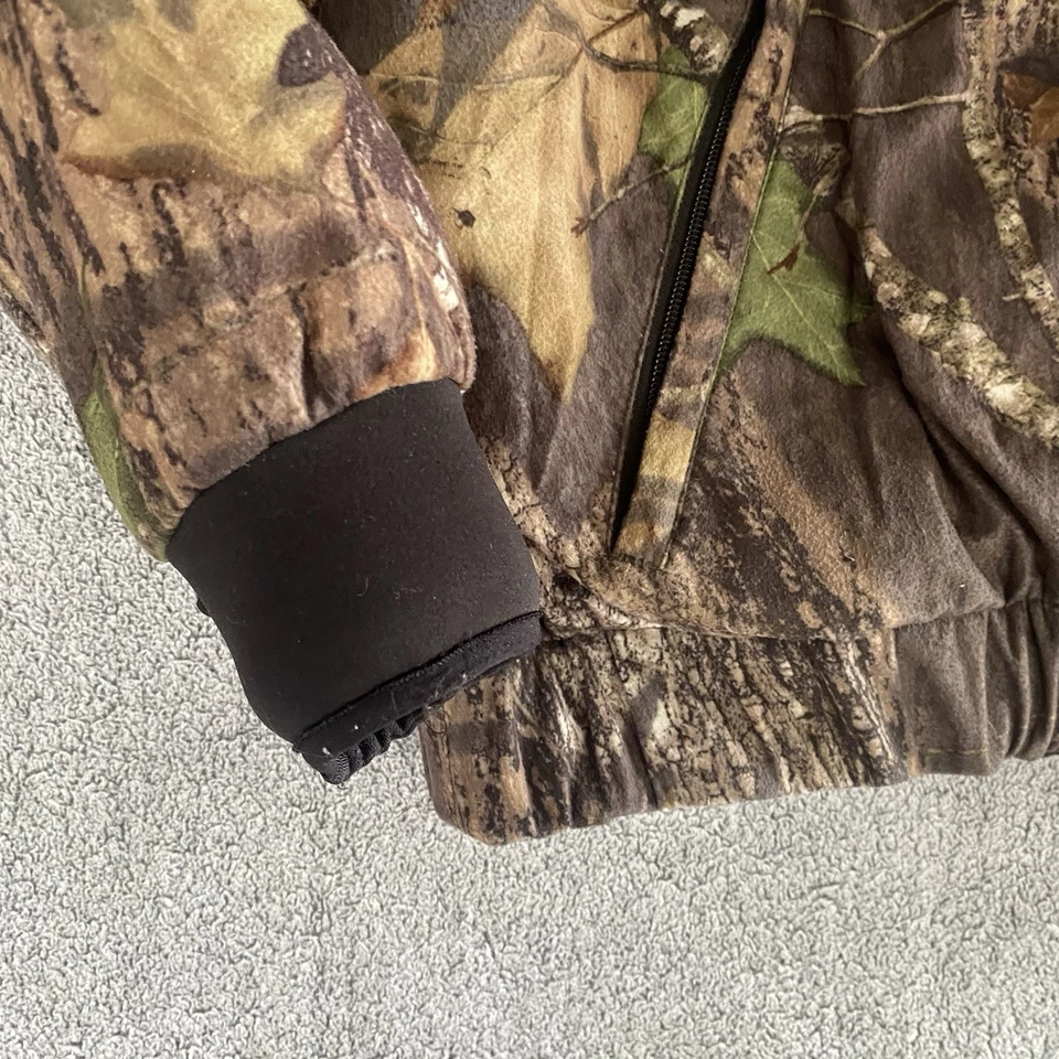 Redhead Men’s Jacket Full Zip Mossy Oak Camo Thinsulate Removable Hood Sz Large - Image 4 of 4