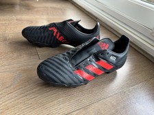 Adidas Malice Control Rugby Soft Ground Football Cleats Boots UK9 Black Red