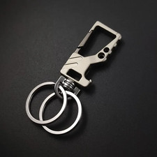 I Keychain Metal With Belt Clip Bottle Opener Car Key Holder