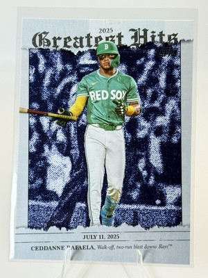 2026 Topps Series 1 - Ceddanne Rafaela 2025 Greatest Hits #GH-3 - Red Sox