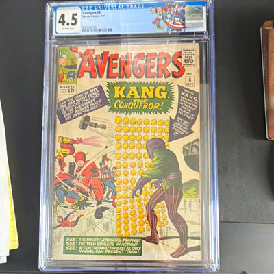 Marvel The Avengers #8 (1964) CGC 4.5 Kang the Conqueror Stan Lee Kirby