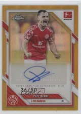 Paul Nebel Chrome Bundesliga 2025/26 Gold Refractor /50 Auto