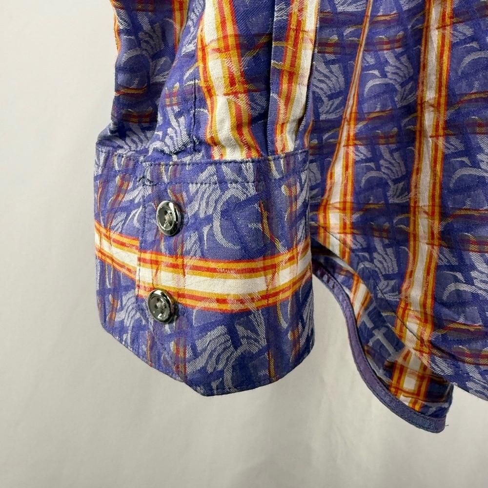 Robert Graham Printed Button Up Collared Shirt in… - image 2
