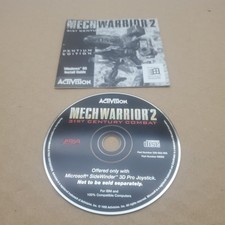 MechWarrior 2: 31st Century Combat PC CD  ROM   Disc  Manual Only