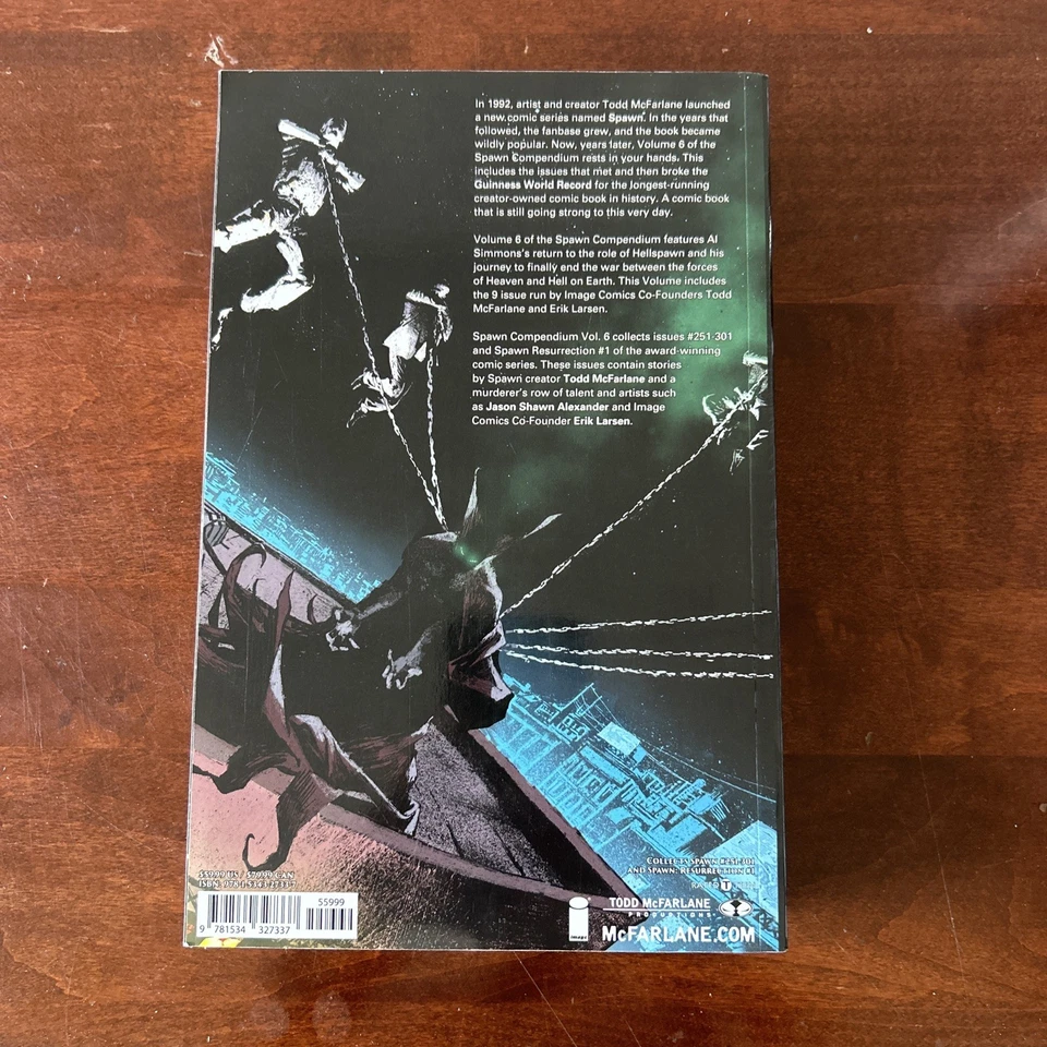 SPAWN COMPENDIUM VOL 6 GRAPHIC NOVEL Image Comics Collects #251-301 TPB 1096 PGS - Image 2 of 3