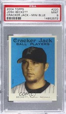 2004 Topps Cracker Jack SP Mini Blue Josh Beckett #220 PSA 9 MINT n8a