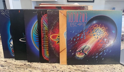 JOURNEY 8X VINYL LP LOT ESCAPE DEPARTURE FRONTIERS CAPTURED  8-4-1 DEAL VG++/NM