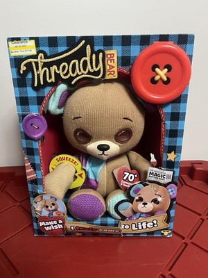 Thready Bear Interactive Plush   70+ Expressions- New FAST FREE SHIPPING!