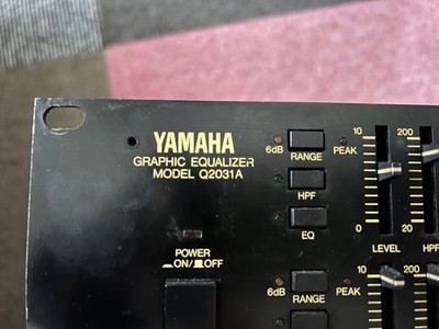 YAMAHA 2chグラフィックイコライザー Q2031A Yamaha Q2031A Graphic Equalizer 2 Channel 31 Band for sale online