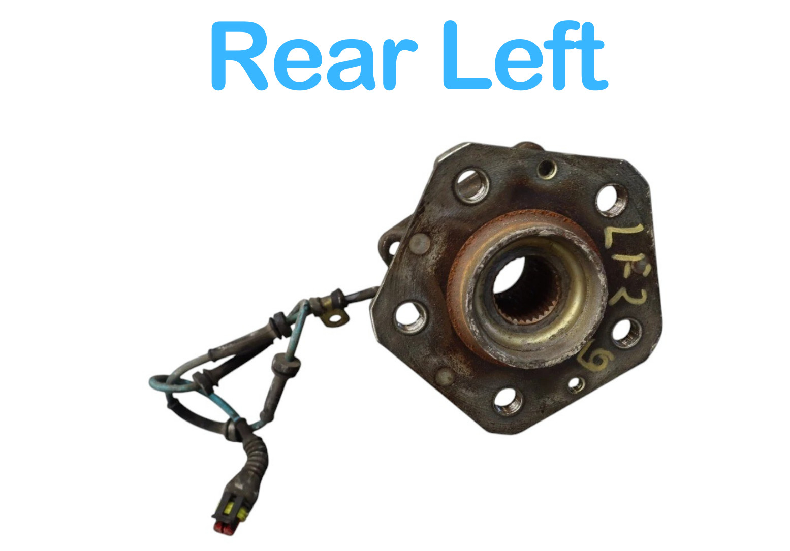 03-08 Maserati Quattroporte M139 Rear Left Driver Spindle Knuckle Wheel Hub Oem