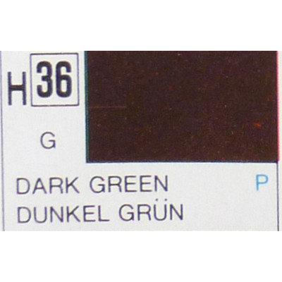 DARK GREEN GLOSS ml 10 Pz.6 Gunze Colori ed Accessori -D- Neues Modell