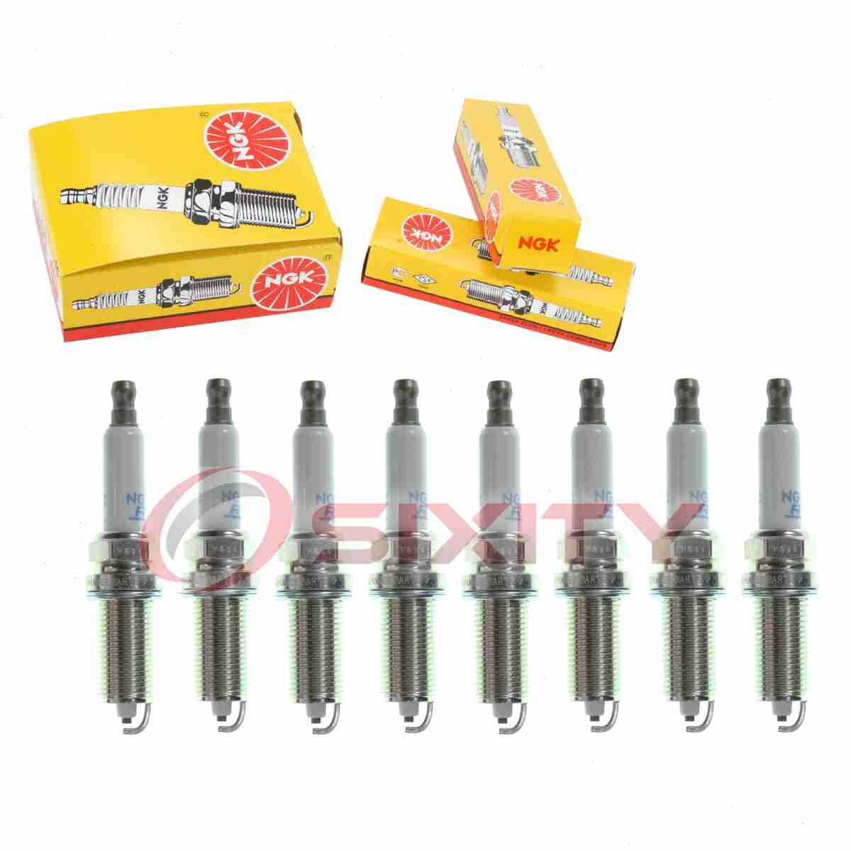 8 pc NGK Standard Intake Side Spark Plugs for 2008-2009 Jeep Commander 4.7L hf