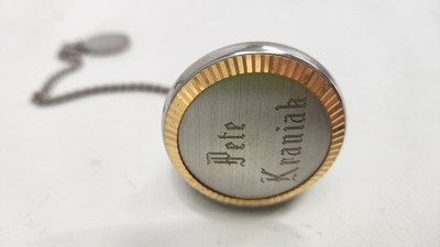 Colibri Quartz Pocket Watch Silver Gold Engraved Gift Japan Movt