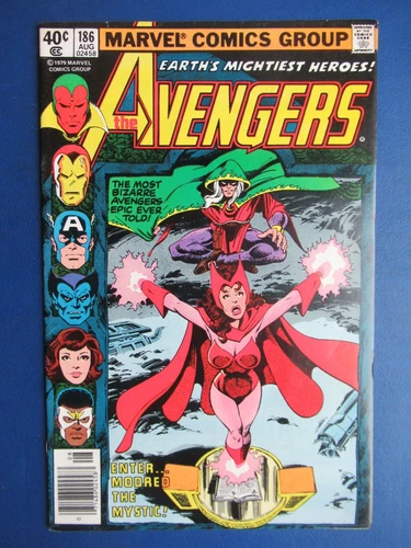 AVENGERS # 186 - (NM) -JOHN BYRNE-SCARLET WITCH-QUICKSILVER-MODRED THE MYSTIC