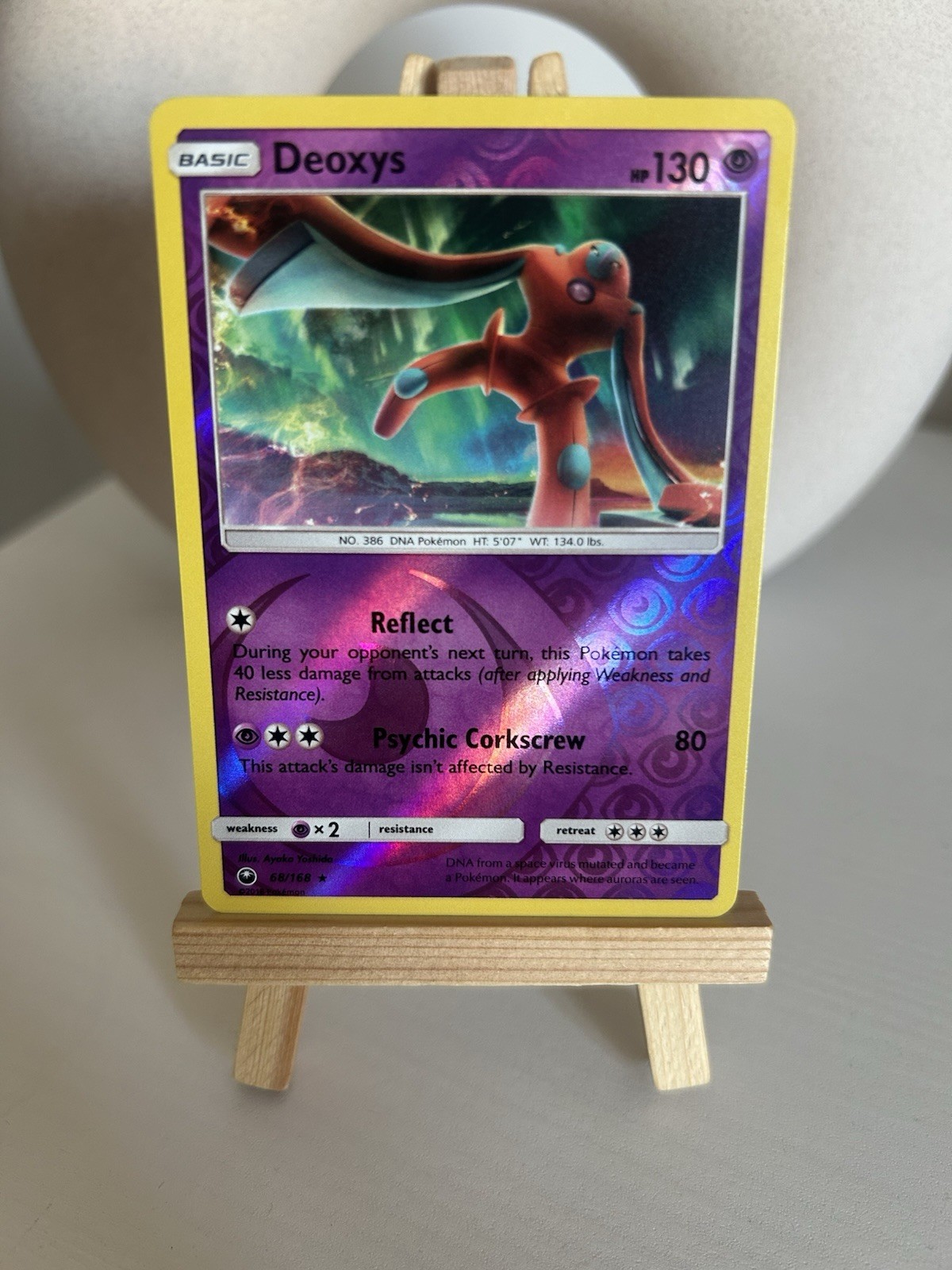 Pokémon Card 68/168 Deoxys / Celestial Storm - Reverse Holo