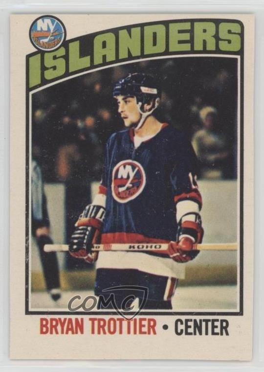 1976-77 O-Pee-Chee Bryan Trottier #115 Rookie RC HOF 05ld