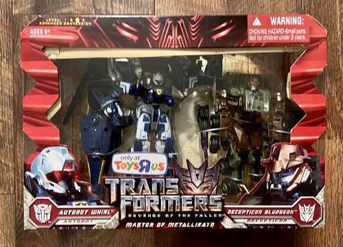 Transformers ToysRUs ROTF Whirl & Bludgeon Master Of Metallikato MIB 2008 Hasbro