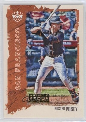 2021 Panini Diamond Kings Artist Proof Gold 32/49 Buster Posey #97 04br