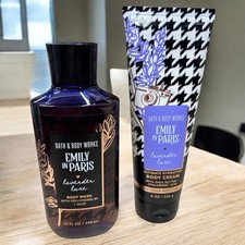 Bath  Body Works Emily In Paris Lavender Luxe Set Full Size Body Wash  Cream