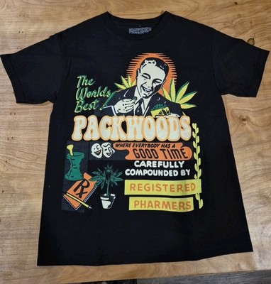 New Packwoods Graphic Tee Shirt Pharmers Pack Woods Size Medium