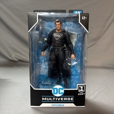 McFarlane DC Multiverse SUPERMAN  Black Suit  JUSTICE LEAGUE 7  Figure NEW