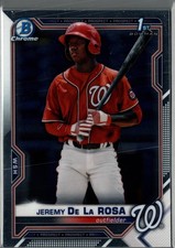2021 Bowman #BCP-25 Jeremy De La Rosa Chrome Prospects