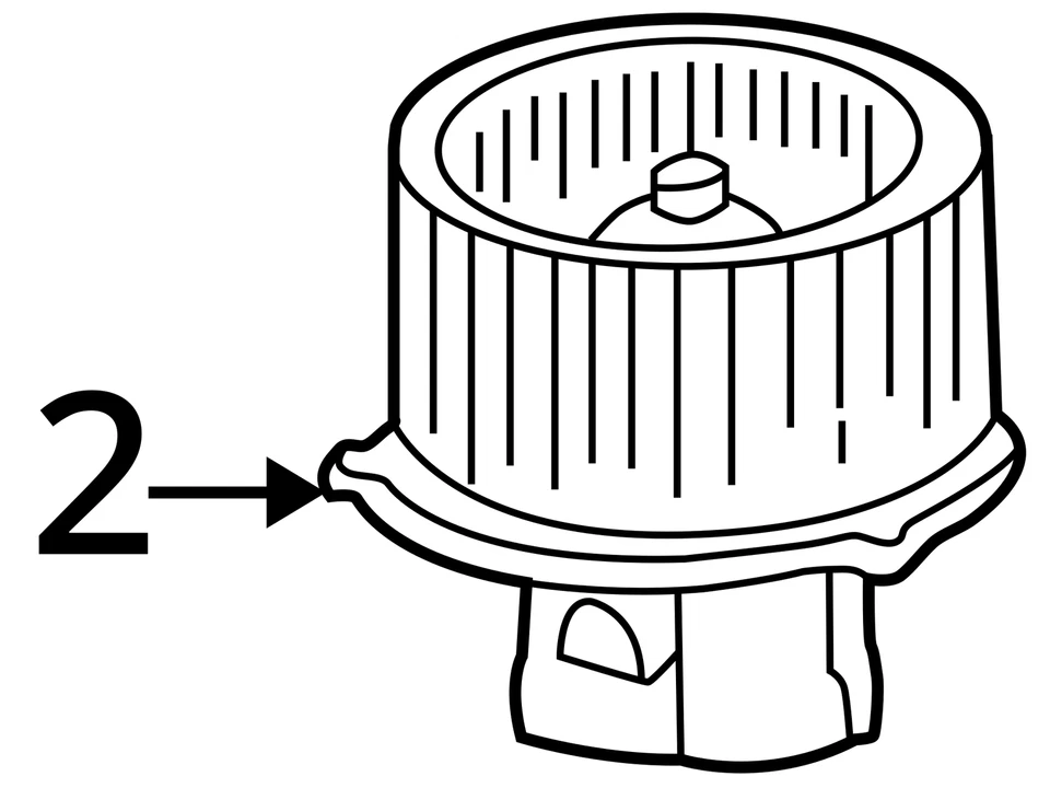 Hyundai Accent 2000-2002 calentador trasero aire acondicionado soplador motor XOHLB Foto 3 de 3