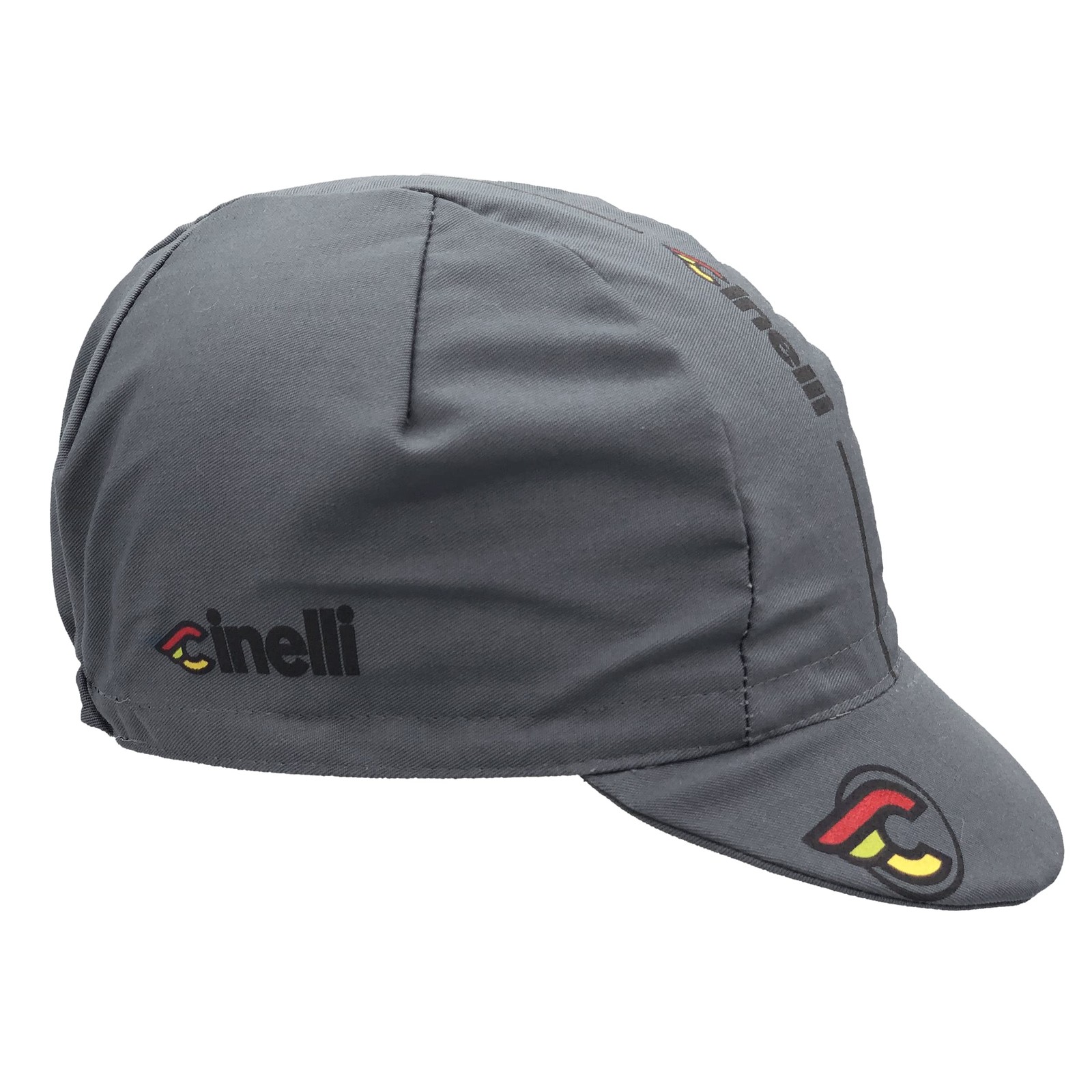 Cinelli Unisex Supercorsa Cycling Cap One Size Titanium Grey 8490₽
