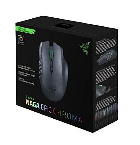 Razer Naga Epic Chroma multi lighting wired / wireless MMO gaming mouse [Japan - Photo 2/6