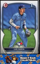 Luis Garcia 1st 2023 Bowman Prospects #BP-94 Toronto Blue Jays