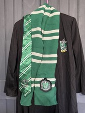 Harry Potter Slytherin Cloak Tie And Scarf Size S-M Adult