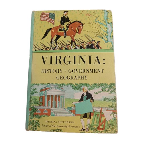 Vintage verbotenes Buch Virginia Geschichte Regierung Geographie 1964 selten vergriffen - Bild 1 von 20