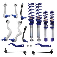 Coilovers+Suspension Control Arm Wishbone Kit For BMW 5 Series E39 Saloon