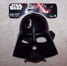 DIRECTOR JJ ABRAMS SIGNED STAR WARS THE FORCE AWAKENS DARTH VADER TOY MASK W/COA