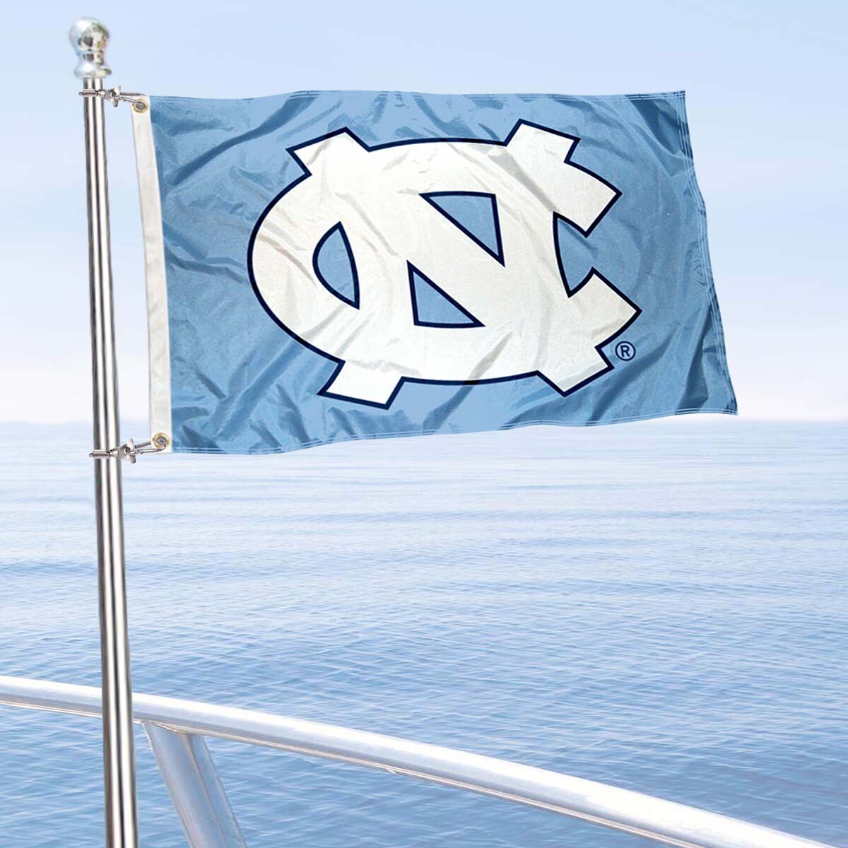 UNC Tar Heels Flag - 4x6 Foot Large University Of North Carolina Polyester Flag