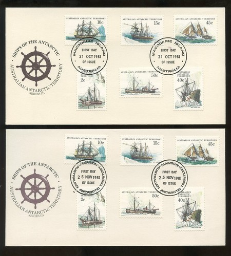 ANTARCTIC COVERS AUSTRALIA AAT ..FDCs Islands ..PRICED in GROUPS or SINGLY - Picture 34 of 58
