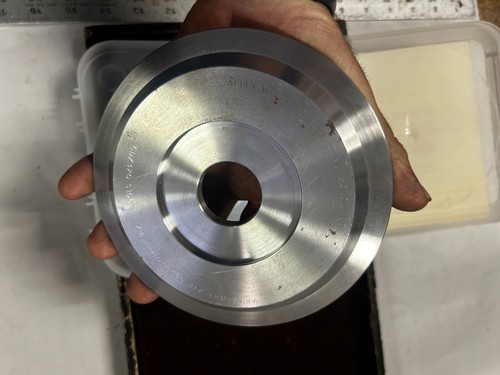 MACHINIST SbCs TOOLS LATHE MILL Unused Heavy Diamond Grinding Wheel in Case - Picture 3 of 7