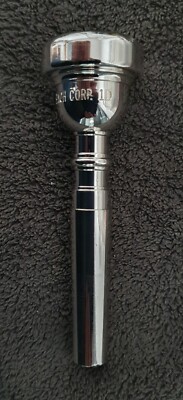 VINCENT BACH CORP. 1D trumpet mouthpiece, ORIGINAL PLATING