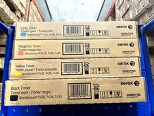 Genuine Set of 4 Xerox 006R01395 006R01396 006R01397 006R01398 WorkCentre 7425