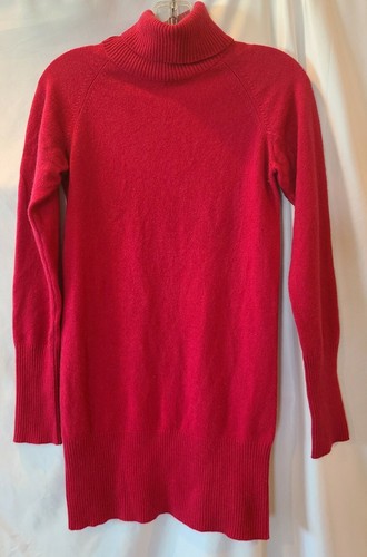 Henri By Henri Bendel New York Long Sleeve Red Turtle Neck Sweater Size Small... - Picture 3 of 5