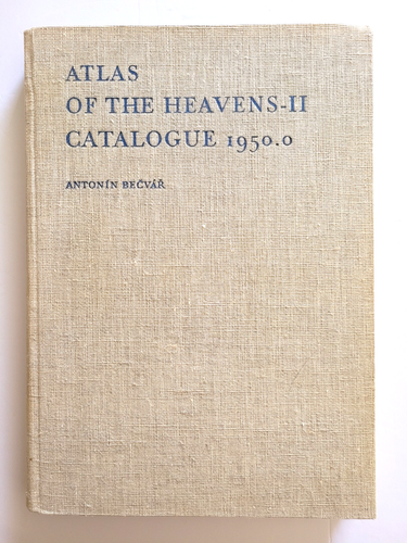 ATLAS OF THE HEAVENS - II : CATALOGUE 1950.0 - ANTONIN BECVAR - 1964